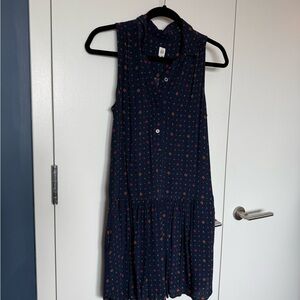 GAP Navy Dress with Pink and Orange Accents
